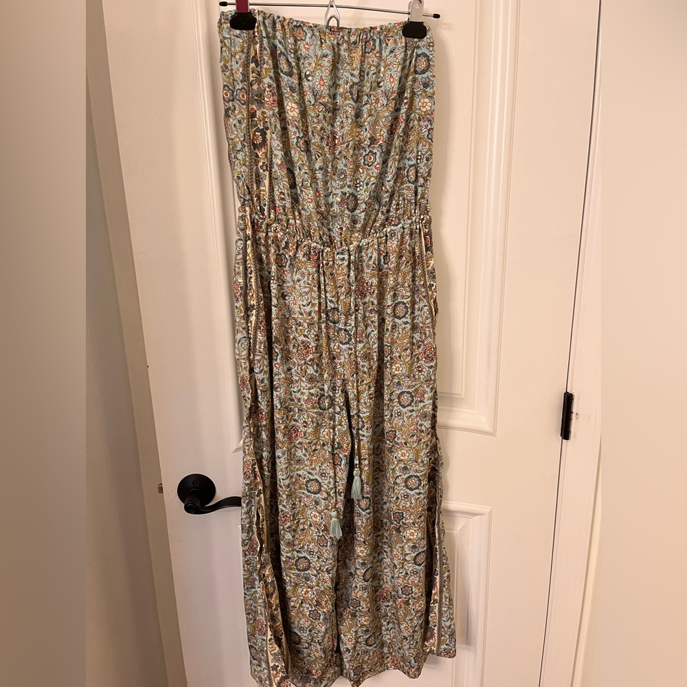 Paan - boutique buy - size large strapless jumpsuit.